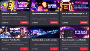 Promotions Mystake – Bonus dépôt, cashback crypto, paris gratuits et recharges sportives